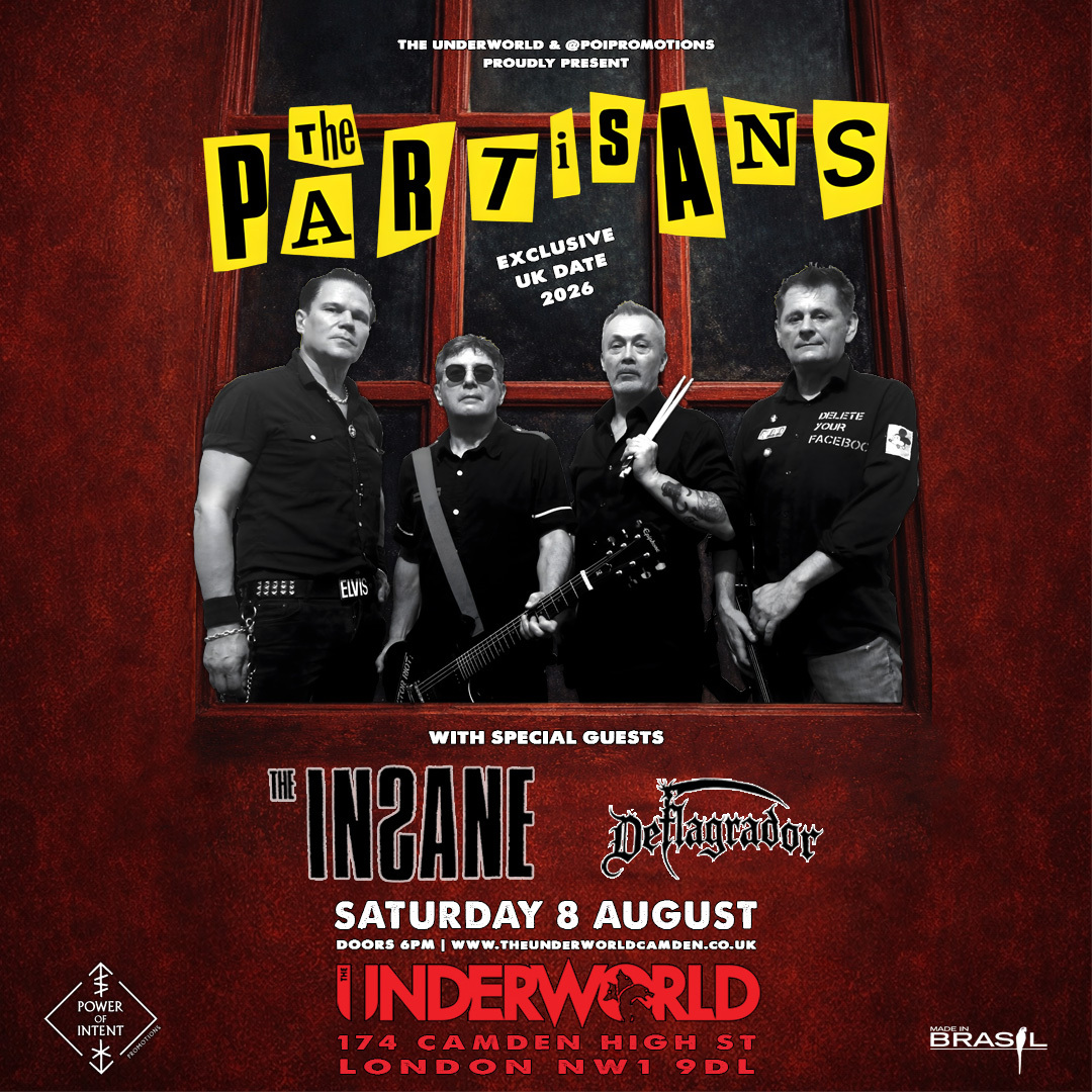 THE PARTISANS at The Underworld - London — event image